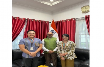 Meeting with Bank of India Indonesia Manager