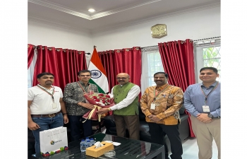 Meeting with GMR Officials at Kualanamu International Airport