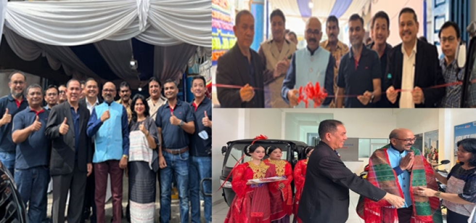 Consul General, Mr. Ravi Shanker Goel attended opening of the new TVS branch in Medan on  July 31, 2024  