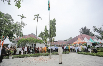 78th #Independence Day celebrations at Consulate General of India, Medan