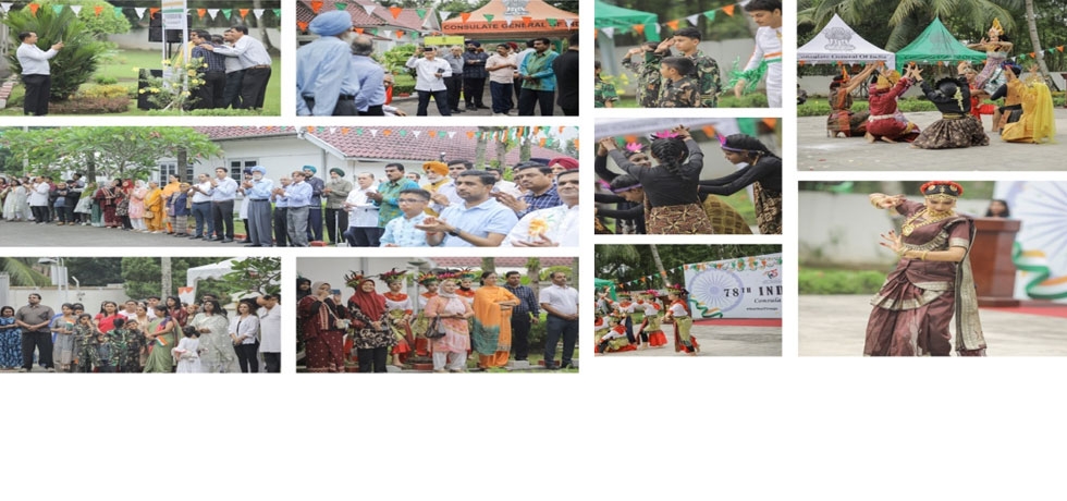 78th #Independence Day celebrations at Consulate General of India, Medan